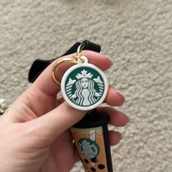Starbucks Bearista Bubble Tea Keychain Bag Charm - Picture 4 of 6